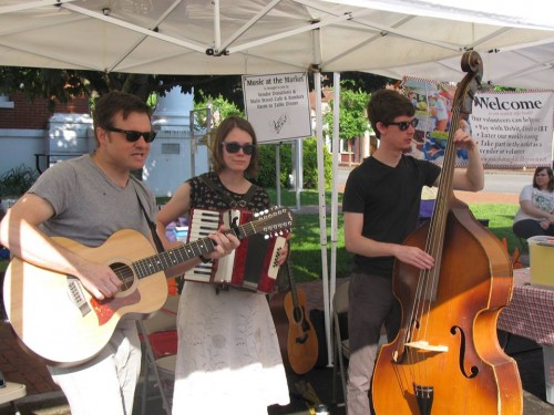Opening music at Jonesborough Farmers Market